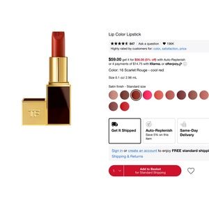Tom Ford Lipstick